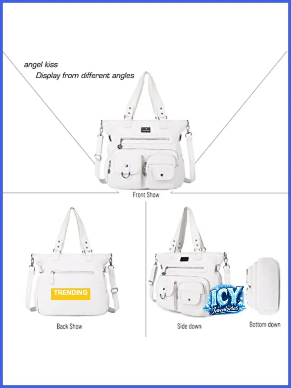 Large Hobo Bag for Women Soft PU Leather Shoulder Bag Crossbody Purse